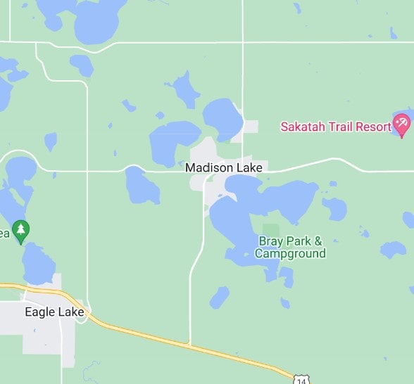 Madison Lake Minnesota map